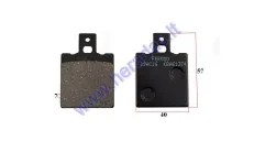 Brake pads for scooter Aprilia, Ducati, Husqvarna,KTM