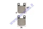 Brake pads for scooter Aprilia, Gilera, Malaguti, Peugeot