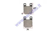 Brake pads for scooter Aprilia, Gilera, Malaguti, Peugeot