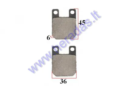 Brake pads for scooter Aprilia, Gilera, Malaguti, Peugeot