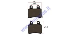 BRAKE PADS FOR SCOOTER  DERBI, PEUGEOT, ITALJET, HONDA, RIEJU, YAMAHA