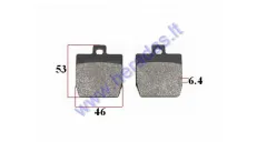 Brake pads for scooter Yamaha/MBK