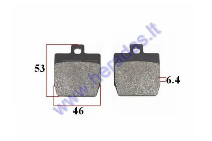Brake pads for scooter Yamaha/MBK