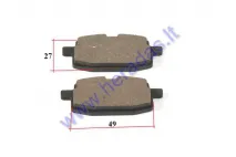 Brake pads for scooter