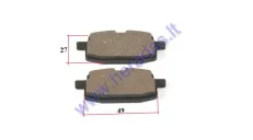 Brake pads for scooter WILGA, VAPOR, COLIBER, QUEST FA169 FDB636