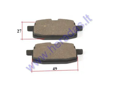 Brake pads for scooter WILGA, VAPOR, COLIBER, QUEST FA169 FDB636