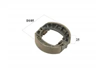 Kaladėlės stabdžių priekinės ,galinės iki 250cc ATV keturračio motociklo MS03 priekines 110mm būgnuiEPICO, ROCKY,AIRO,XL4L COMFIMAX