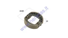 Kaladėlės stabdžių priekinės, galinės iki 250cc keturračio motociklo MS03 priekinės 110mm būgnui EPICO, ROCKY, AIRO, COMFIMAX, MS04, CHAMP DELTA, MONTANA