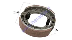 Front brake pads for quad bike, scooter, motorcycle