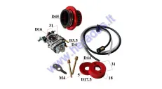 CARBURETOR FOR ATV QUAD BIKE 50cc 2-STROKE TUNING KIT