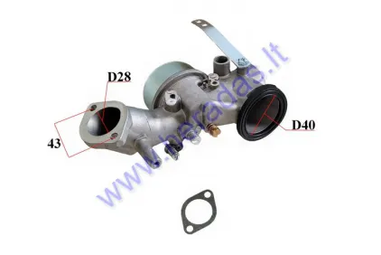 Karbiuratorius BRIGGS STRATTON 491031 varikliui 490499 491026 281707 12HP