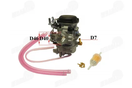 Karbiuratorius CV40  Harley Davidson HD Sportster XL883 XL1200  Softail Touring, Dyna FXR Road King Carb 27421-99 27490-04 27465-04