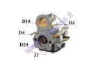 Karbiuratorius HUSQVARNA-575 pjūklui   503283209