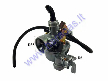 Carburetor for ATV quad bike  50/80/110cc for engine  PZ19 suction rope