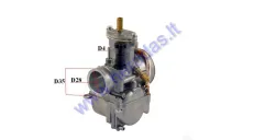 Carburetor for quad bike, motorcycle, scooter 50-250cc PWK 28mm 8649 D28/35 D48/50 2T