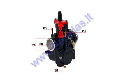 Carburetor for quad bike, motorcycle, scooter 50-250cc PWK 28mm D28/35 D45/50