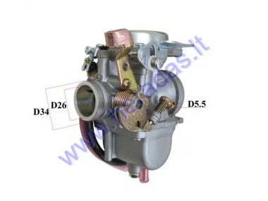 Carburetor for motorcycle, quad bike PD26 26mm Suzuki GN125 GS125 EN125  13200-26H60-000  BS26