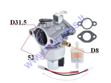 Karbiuratorius KOHLER SV590/SV591 varikliui  SV600/SV601/SV610 /SV620 CV CV490/CV491/CV492/CV493  SV470/SV480/SV530/SV540/SV541  20 853 01-S 02-S 14-S 16-S