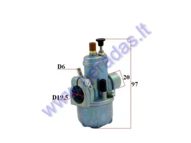 Carburetor for moped B112 Puch D12