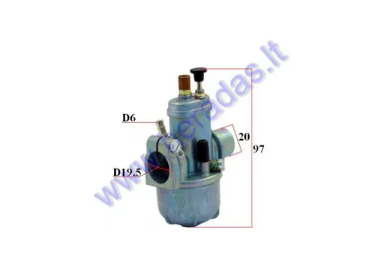 Carburetor for moped B112 Puch D12