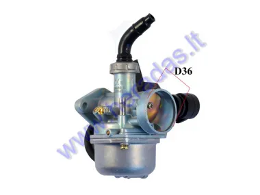 Karbiuratorius motociklo 50/80/110cc varikliui PZ19 rankinis pasiurbimas Karbiuratorius motociklo 50/80/110cc varikliui PZ19 rankinis pasiurbimas