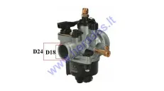 Carburetor for motorcycle, scooter, manual suction CPI GTX, throttle diameter 15 mm.
