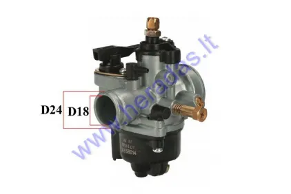 Carburetor for motorcycle, scooter, manual suction CPI GTX, throttle diameter 15 mm.