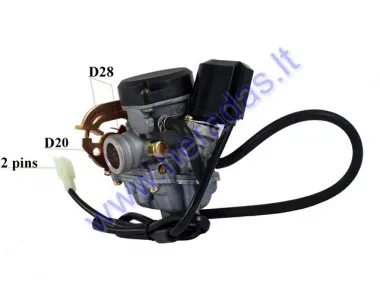 CARBURETOR FOR SCOOTER 50-80cccc 100cc GY6 (plastic base) PD20J 20mm 139QMA 139QMB