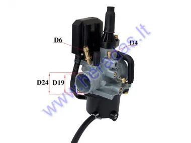 Carburetor for scooter 50cc 17.5mm  (plastic base) PEUGEOT LUDIX 50 2T