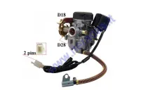 CARBURETOR FOR SCOOTER 80cc GY6 80 (plastic base)