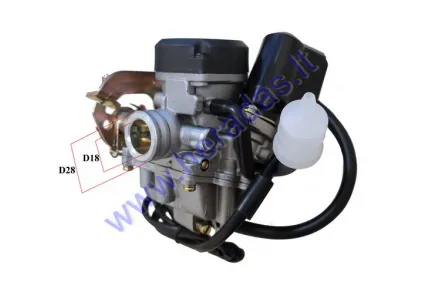 Carburetor for scooter 50cc GY6 (plastic base)