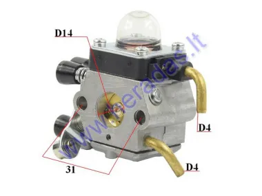 Carburetor for trimmer STIHL-FS38/45/46/55/75/80/85  41 401 200 619      41401200619