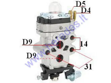 Carburetor for trimmer STIHL FS83   505183101