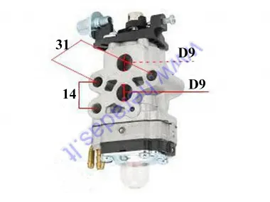 Karbiuratorius STIHL FS83 krūmapjovei trimeriui    505183101