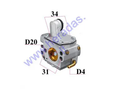 Karbiuratorius STIHL-MS361, MS361C pjūklui   11 351 200 601   11351200601