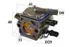 Carburetor for chain saw STIHL-MS380/038, MS381   11 191 200 605   11191200605