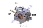 CARBURETOR FOR STIHL TS400 ENGINE