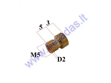 Karbiuratorius žikleris M5 120