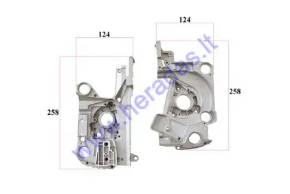 CHAIN SAW CRANKCASE LH/RH