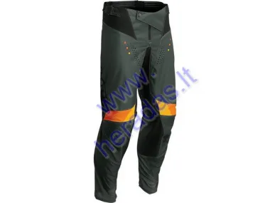 Kelnės tekstilinės OFF ROAD  Thor Pant Pls React Army/Bk