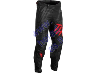 Kelnės tekstilinės OFF ROAD  Thor Pulse Counting Sheep Pants BK/RD