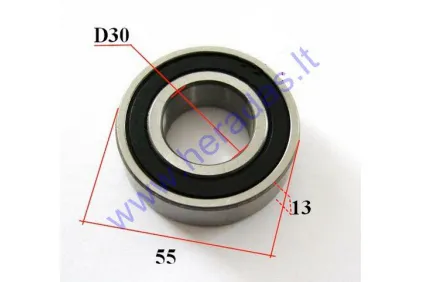 Rear swingarm bearing for quad bike 30/55/13