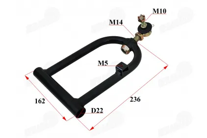 Upper front swingarm right side for quad bike 125cc fits HUNTER 125CC SUPER EDITION, WARRIOR 125CC SUPER EDITION