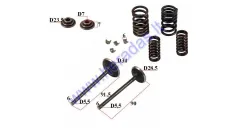 Engine valve set for quad bike 200-250cc