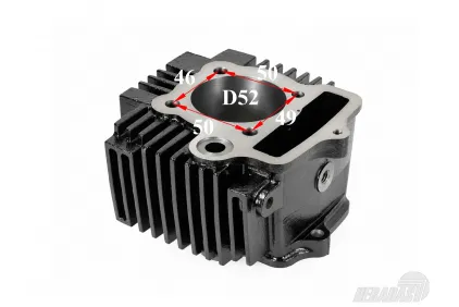 Keturračio, motociklo cilindras 110cc D52 Tinka variklio 1P39FMA tiuningavimui. Pilnas komplektas ATV110269 Keturračio, motociklo cilindras 110cc D52 Tinka variklio 1P39FMA tiuningavimui. Pilnas komplektas ATV110269