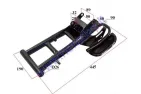 Rear swingarm for quad bike 110-125cc, Hunter, Warrior 125cc