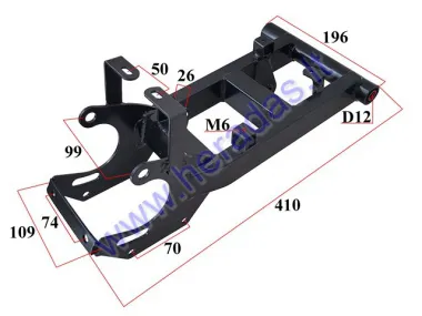 REAR SWING ARM FOR QUAD BIKE 125cc FITS HUNTER 125CC SUPER EDITION, WARRIOR 125CC SUPER EDITION