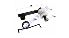 Chain tensioner for quad bike