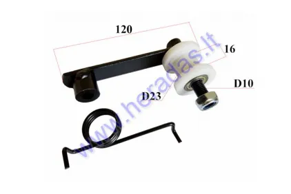 Chain tensioner for quad bike