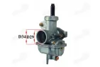 Carburetor for quad bike, motorcycle 125-150cc PZ22 analog CBF33061